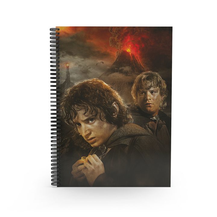 Sd Toys Caderno efeito 3D Frodo e Sam O Senhor dos Anéis (LTR25168)