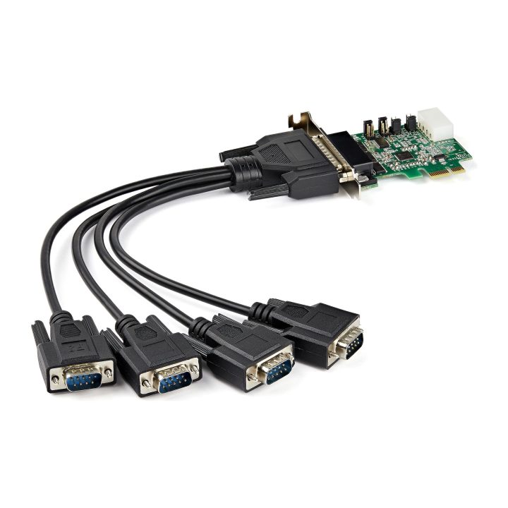 StarTech.com Placa Adaptadora Série PCI Express RS232 de 4 Portas -…