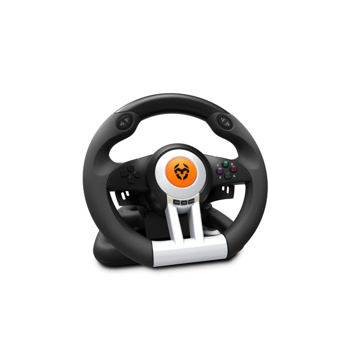 Krom K-Wheel Multi-Platform Steering Wheel + Pedals (NXKROMKWHL)