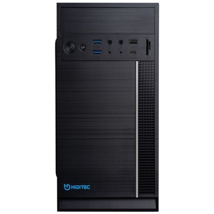 Hiditec Micro ATX Case Q5 PRO USB 3.1 TYPE-C + PSU (CHA010061)