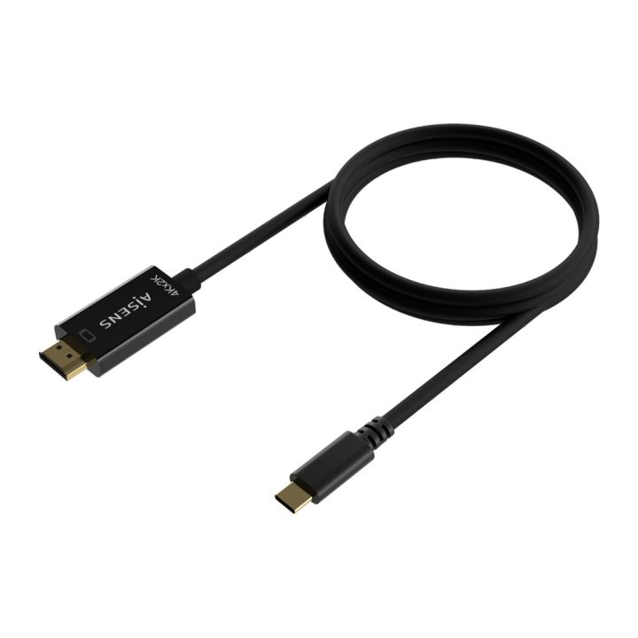 AISENS USB-C to HDMI 4K@30Hz Converter Cable, USB-C/M-HDMI/M, Black…