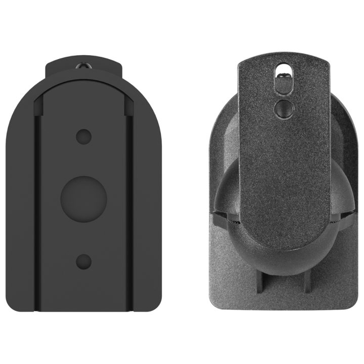 AISENS Universal Swivel and Tilt Wall Mount for Speakers, Black