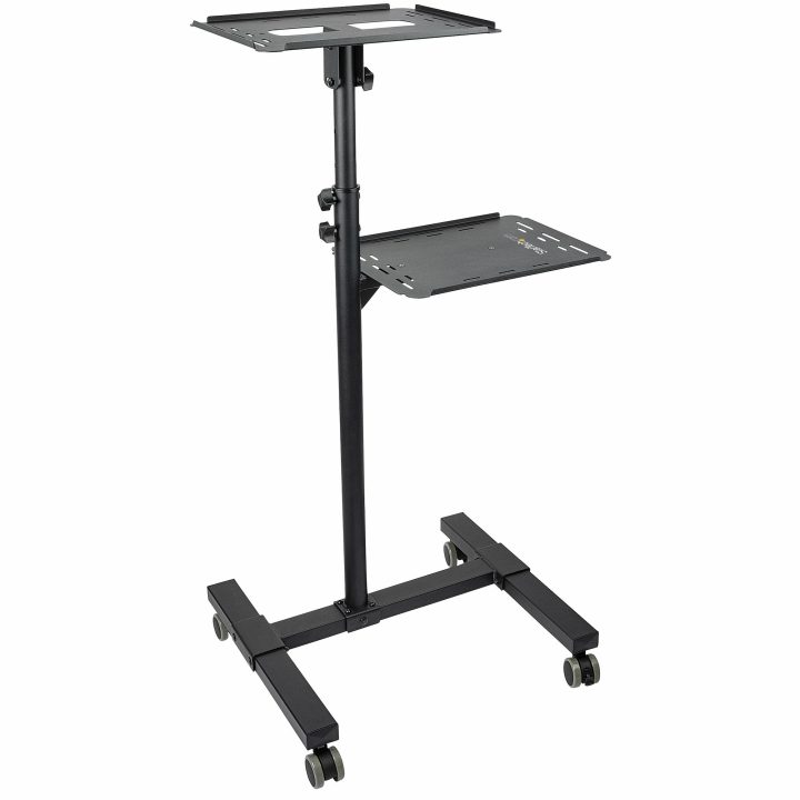 StarTech.com Mobile Projector and Laptop Cart - Heavy-Duty Projector…