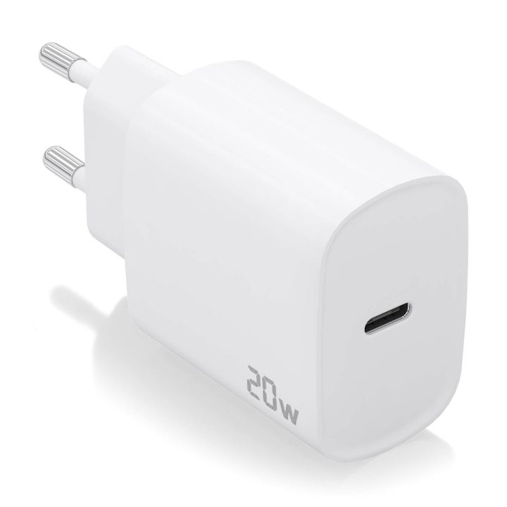 AISENS USB-C PD3.0 Charger 1 Port 1xUSB-C 20W, White
