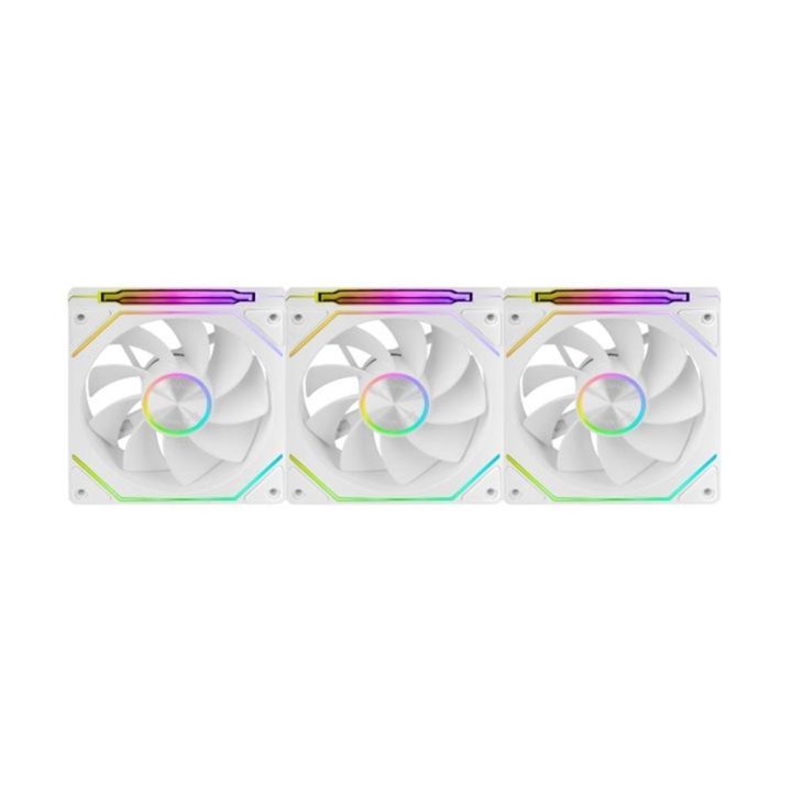 Mars Gaming MF-LINKFINITYKIT2RW PC Case Fan 12 cm White 3 piece(s)