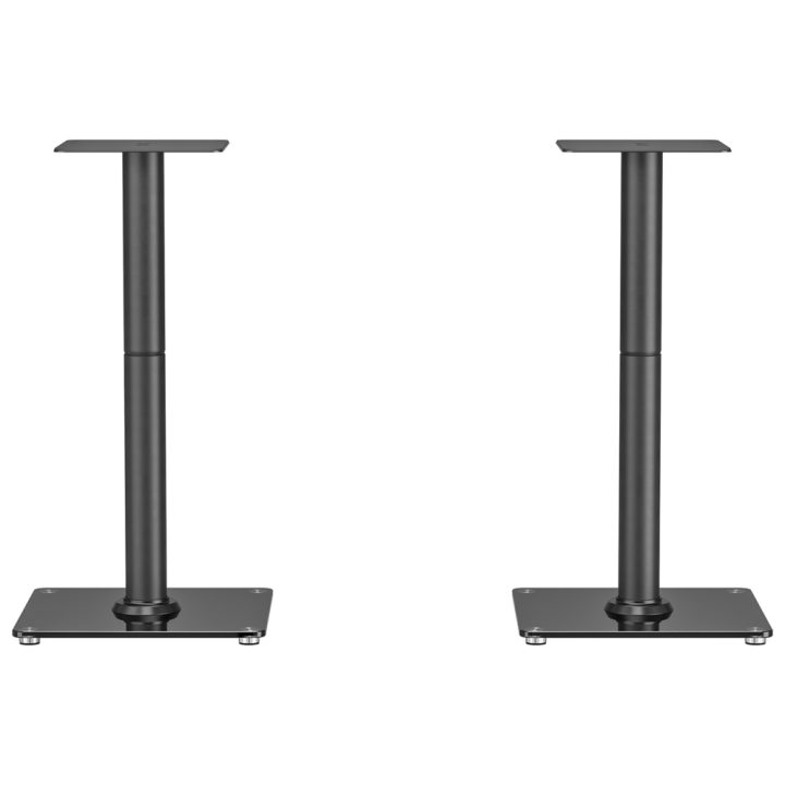 AISENS Universal Floor Speaker Stand, Black
