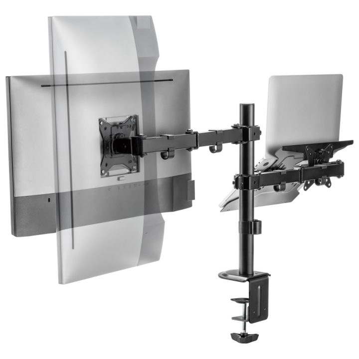 AISENS Rotating and Tilting Desktop Stand for Laptop and Monitor/TV…