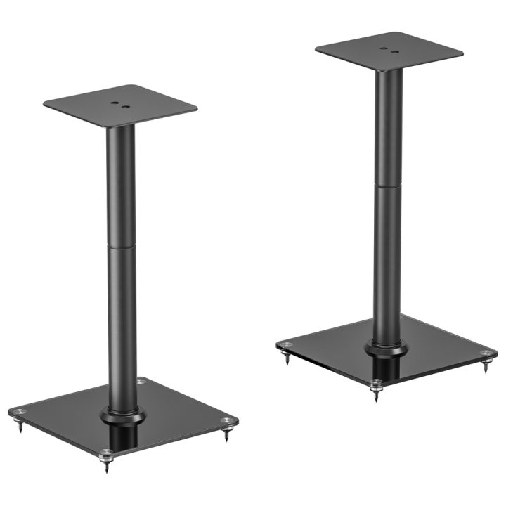 AISENS Universal Floor Speaker Stand, Black