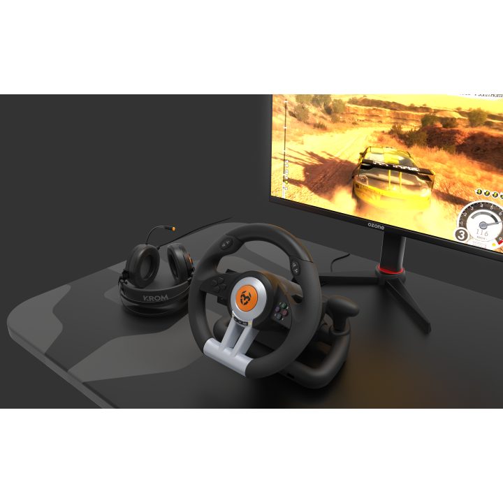 Krom K-Wheel Multi-Platform Steering Wheel + Pedals (NXKROMKWHL)