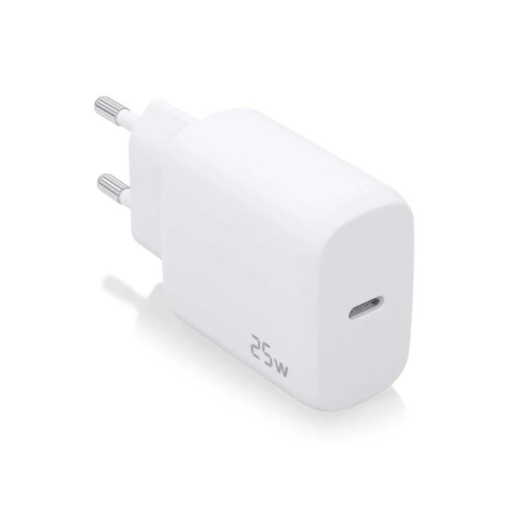 AISENS USB-C PD3.0 Charger 1 Port 1xUSB-C 25W, White