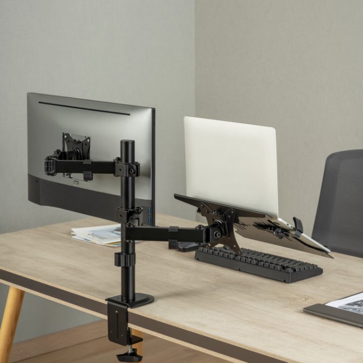 AISENS Rotating and Tilting Desktop Stand for Laptop and Monitor/TV…
