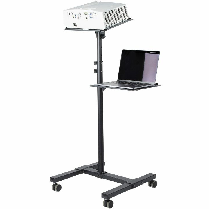 StarTech.com Mobile Projector and Laptop Cart - Heavy-Duty Projector…
