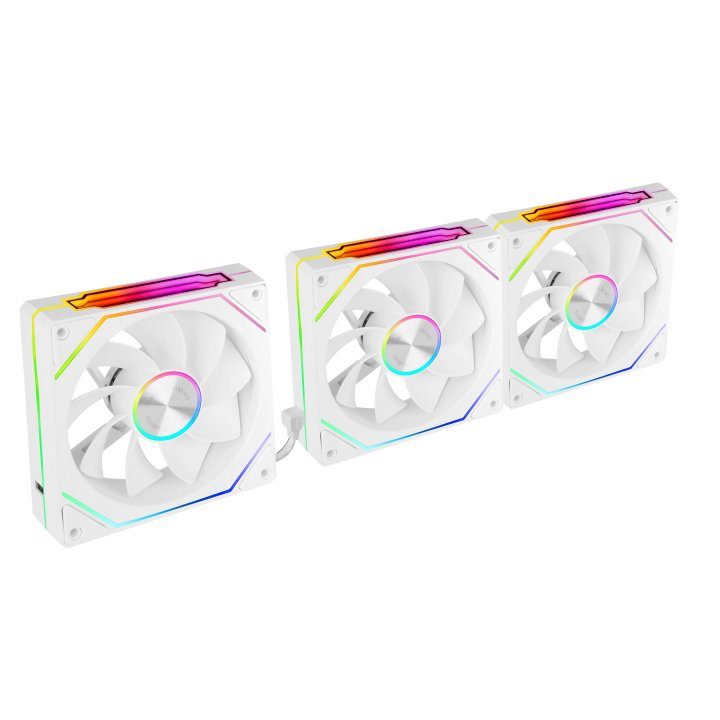 Mars Gaming MF-LINKFINITYKIT2RW PC Case Fan 12 cm White 3 piece(s)