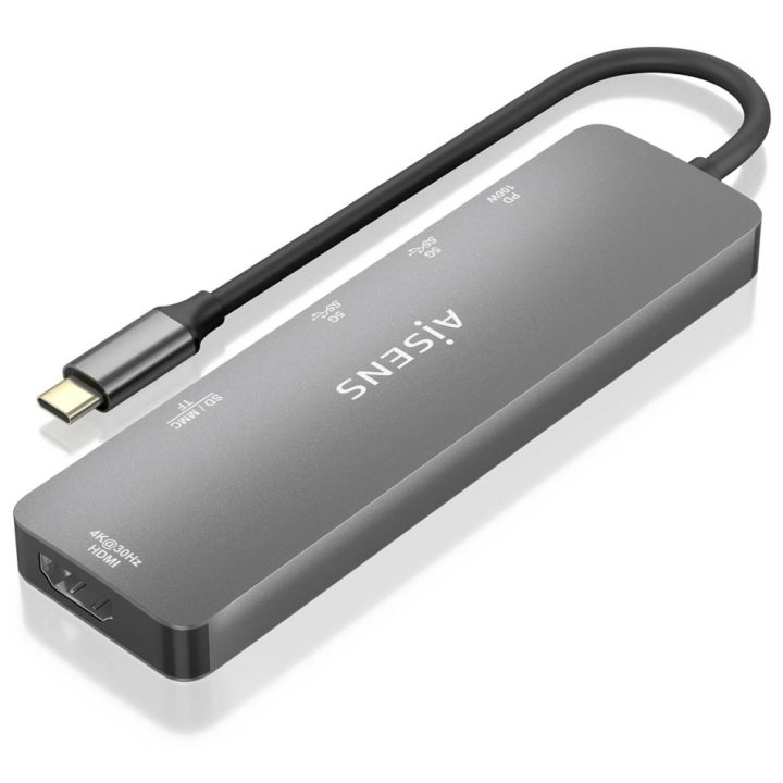 AISENS USB-C Dock 6 EN 1, USB-C a 1xHDMI, 2xUSB-A, 1xUSB-C PD 100W…