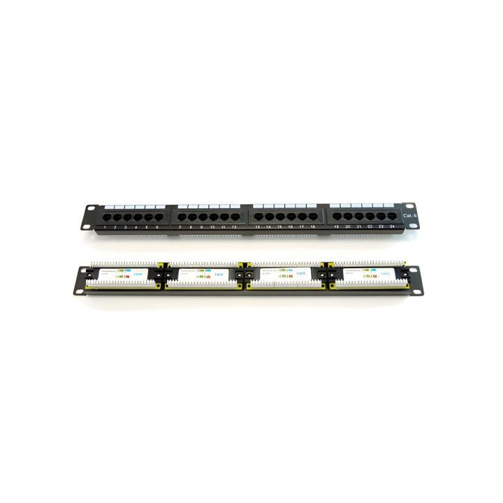 Patch panel Pepegreen 24 puertos CAT6 (PAT-06024-ST)