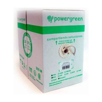 Bobina de cabo Pepegreen CAT5E 100m flexível (CAB-05100-FFL)