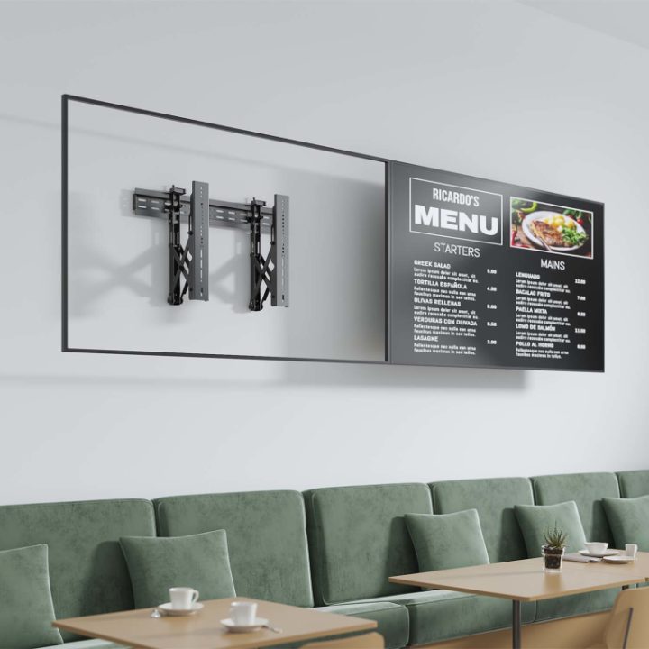 AISENS Soporte para Videowall Nivelable y Función Pop-Out para TV…