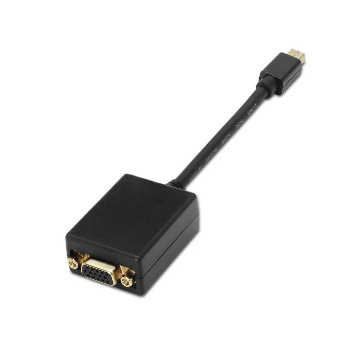 AISENS A125-0135 Video Cable Adapter 0.15 m Mini DisplayPort VGA Black