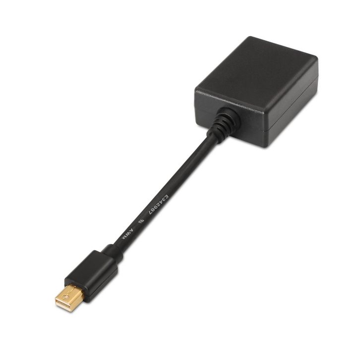 AISENS A125-0135 Video Cable Adapter 0.15 m Mini DisplayPort VGA Black
