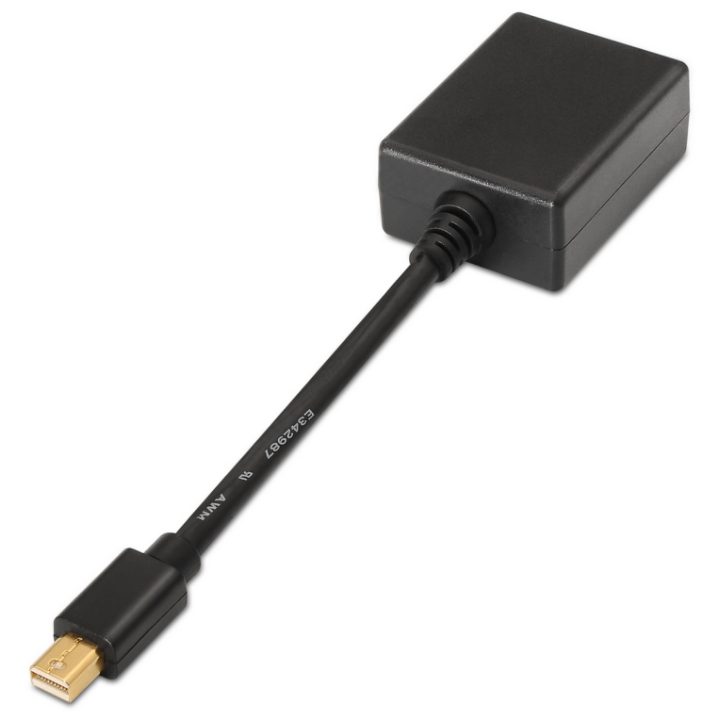 AISENS A125-0135 Video Cable Adapter 0.15 m Mini DisplayPort VGA Black