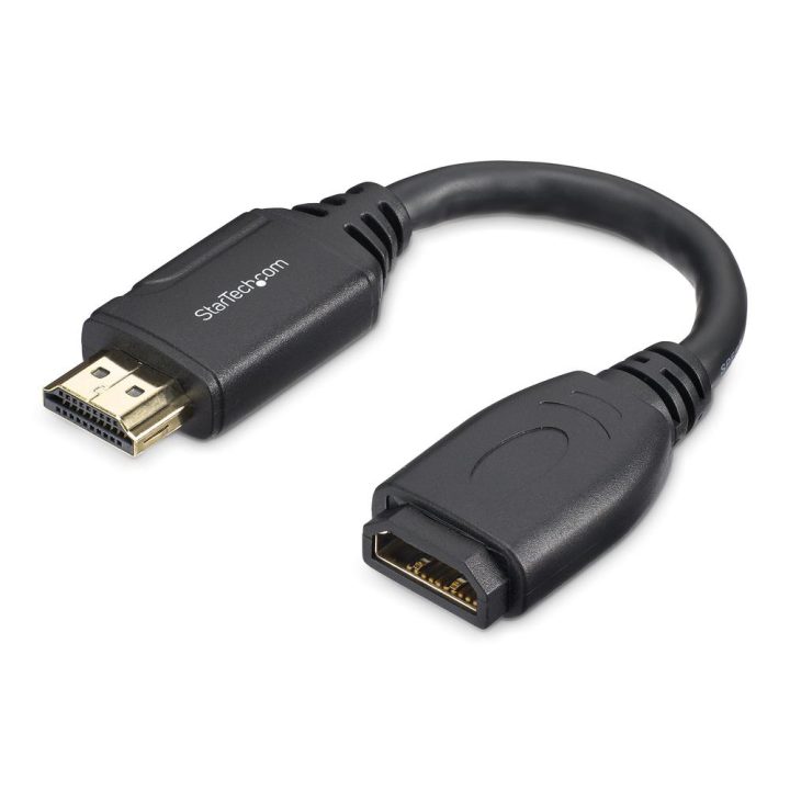 StarTech.com 15cm High Speed HDMI 2.0 Extension Cable with Ethernet -…