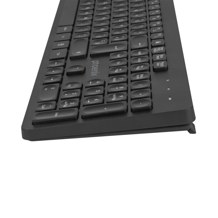 Phoenix Technologies Wireless QWERTY Keyboard Phoenix K200 Black Slim…