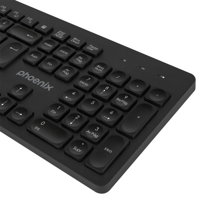 Phoenix Technologies Wireless QWERTY Keyboard Phoenix K200 Black Slim…