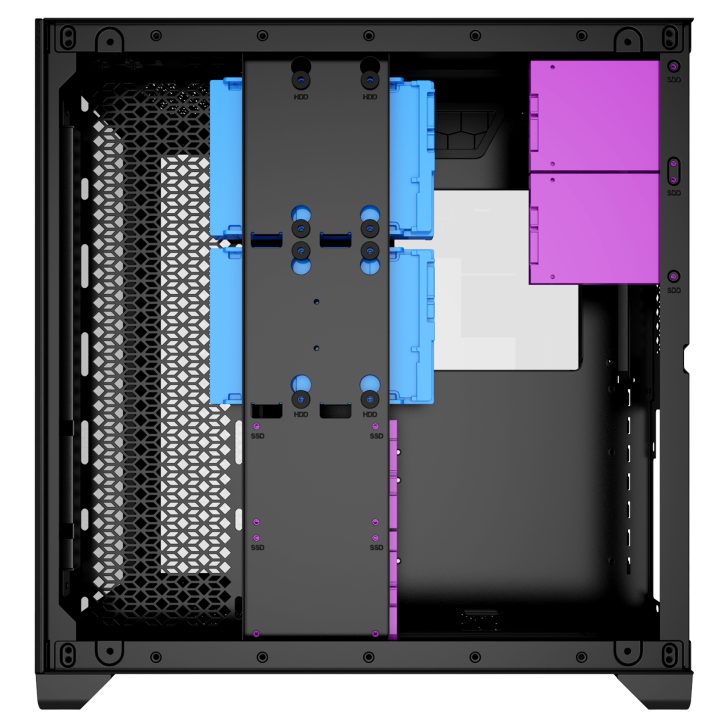 Phoenix Technologies Phoenix Gaming Zephyr Cube ATX PC Case with Dual…