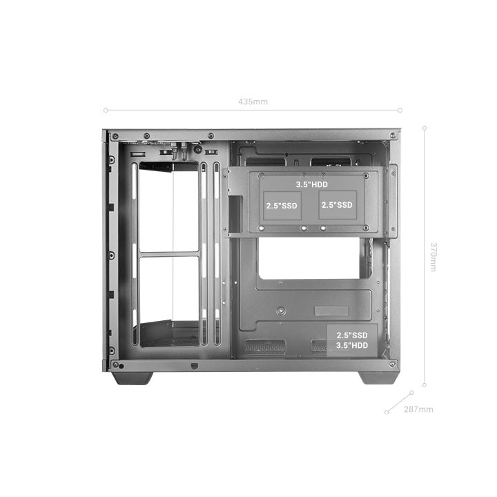 Mars Gaming MC-3TCOREM Mini Tower Negro