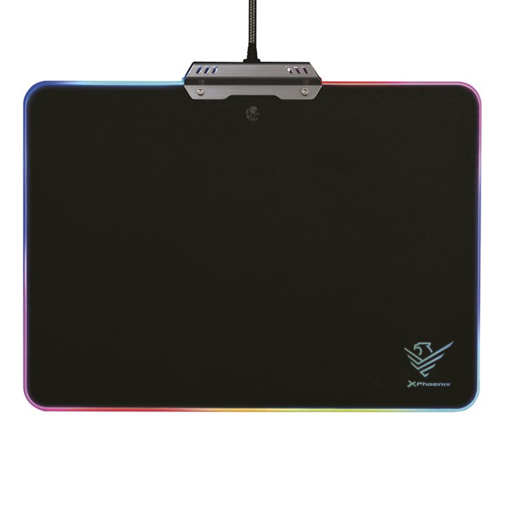 Phoenix Technologies Factor-Xpad RGB Gaming Mouse Pad Black