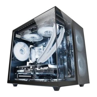 Mars Gaming MC-FUSIONM, Caja Gaming Micro-ATX, Ventana Lateral y…