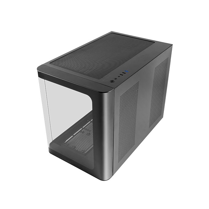 Mars Gaming MC-FUSIONM, Micro-ATX Gaming Case, Continuous Curved…