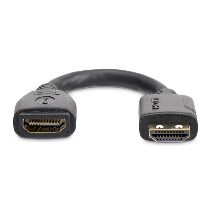 StarTech.com 15cm High Speed HDMI 2.0 Extension Cable with Ethernet -…