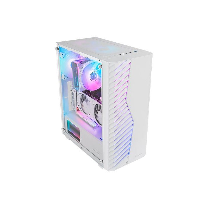 Mars Gaming MC-VOLT, Caja Gaming ATX, Ventilador ARGB 120mm, Rejilla…