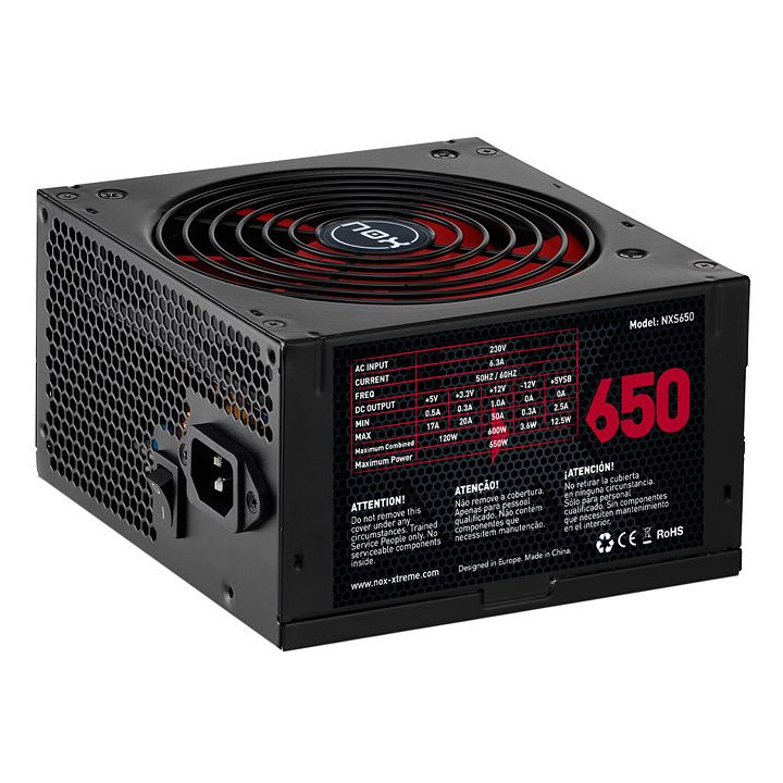 NOX nx 650W ATX Power Supply (NXS650)