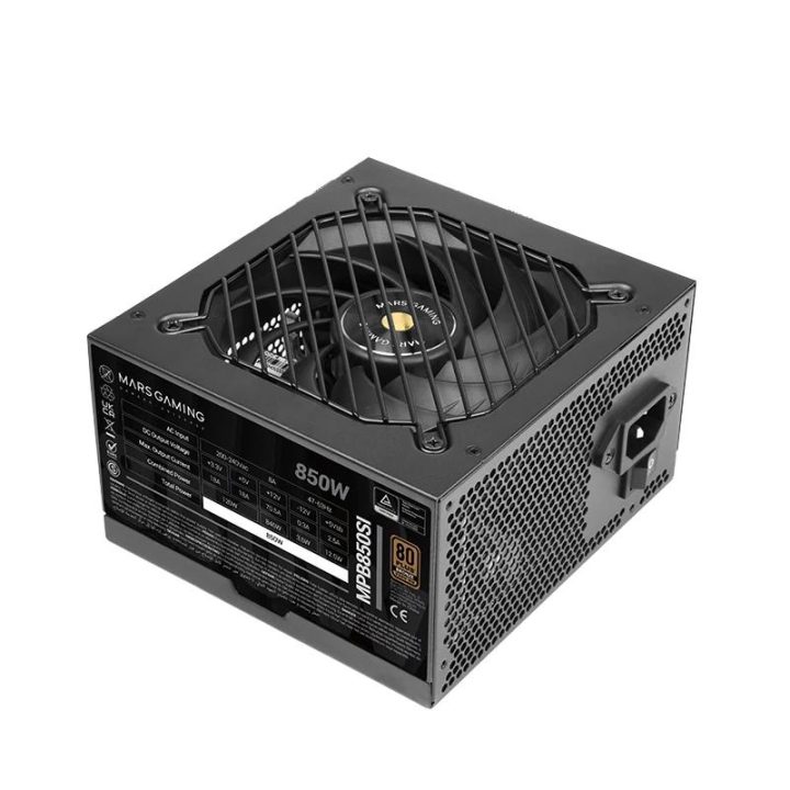 Mars Gaming MPB850SI Power Supply Unit 850 W 24-pin ATX ATX Black