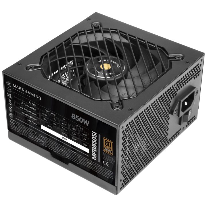 Mars Gaming MPB850SI unidade de fonte de alimentação 850 W 24-pin ATX…