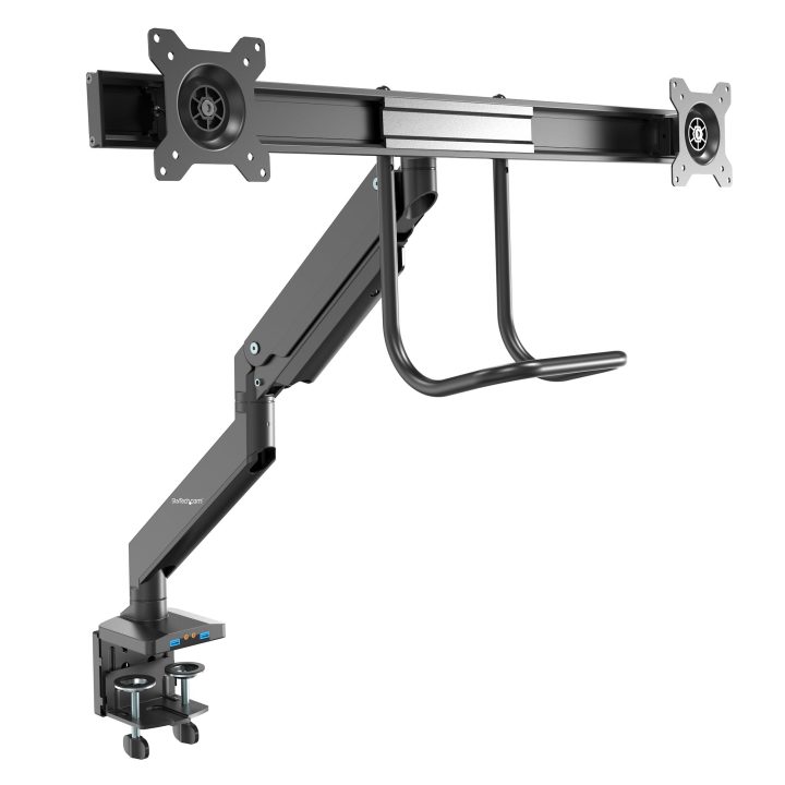 StarTech.com Dual Monitor Mount Arm for Up to 32" Monitors (8kg) -…