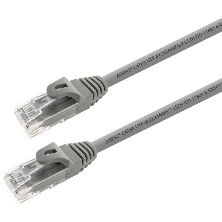 AISENS A145-0327 cable de red Gris 2 m Cat6a U/UTP (UTP)