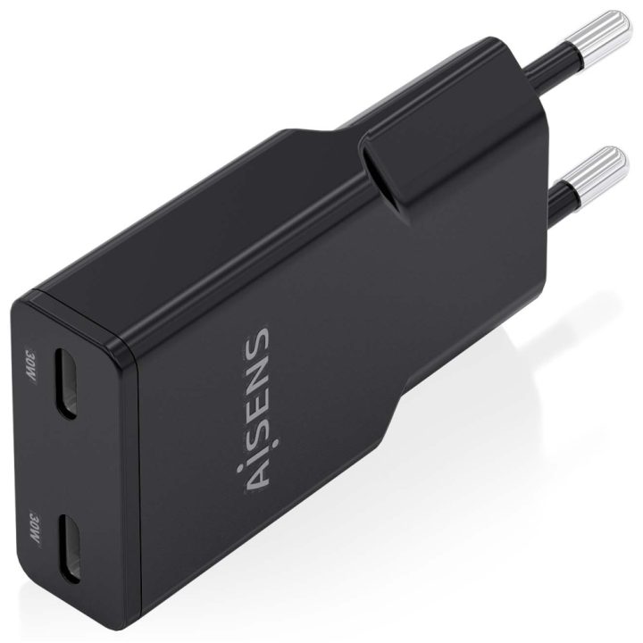 AISENS ASCH-30W2P049-BK cargador de dispositivo móvil Cámara digital…
