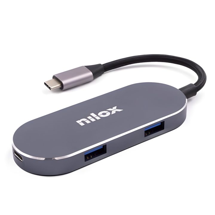 Nilox MINI-DOCKING USB-C: HDMI, 3 PORTAS USB 3.0 E USBC