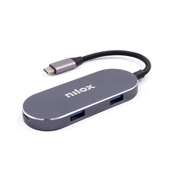 Nilox MINI-DOCKING USB-C: HDMI, 3 USB 3.0 Ports and USB-C