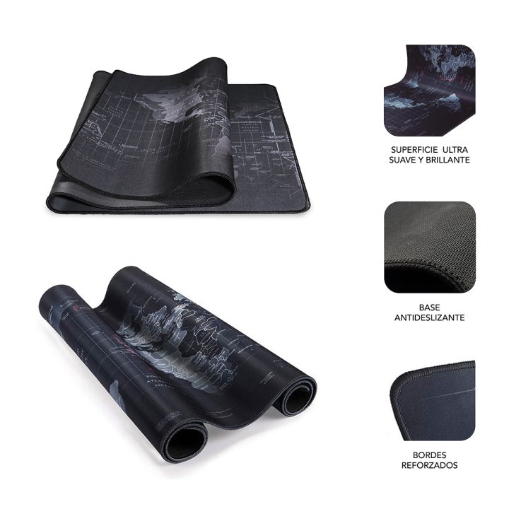 Subblim World XL Gaming Mouse Pad 90x40 cm Non-Slip (SUB-MP-01PUW01)