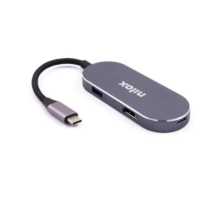 Nilox MINI-DOCKING USB-C: HDMI, 3 USB 3.0 Ports and USB-C