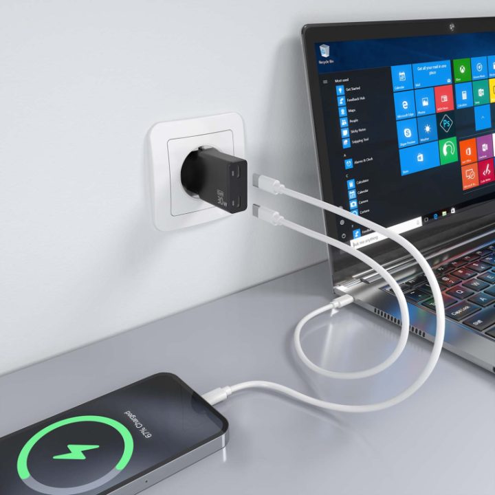 AISENS ASCH-30W2P049-BK carregador de dispositivo móvel Câmara…