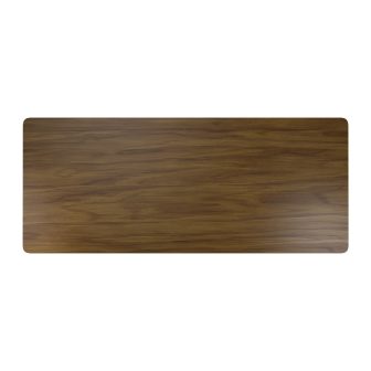 Phoenix Technologies Nature MDF Wood Desk Walnut 150 x 75 cm…