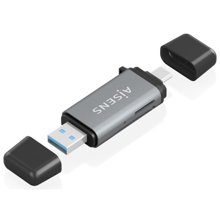 AISENS Leitor de Cartões SD, Micro SD, MMC, RS-MMC, MMC Micro, USB-A…