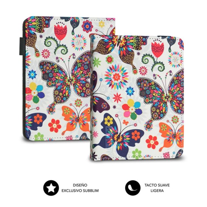 Capa Subblim clever ebook case 6 polegadas borboletas (SUBCUE-1EC010)