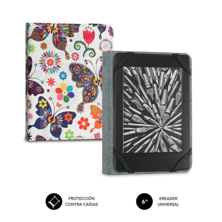 Capa Subblim clever ebook case 6 polegadas borboletas (SUBCUE-1EC010)