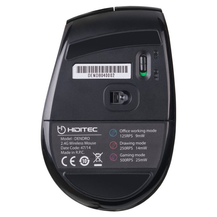 Hiditec Dendro rato de escritório para mão direita RF sem fios Óptico…